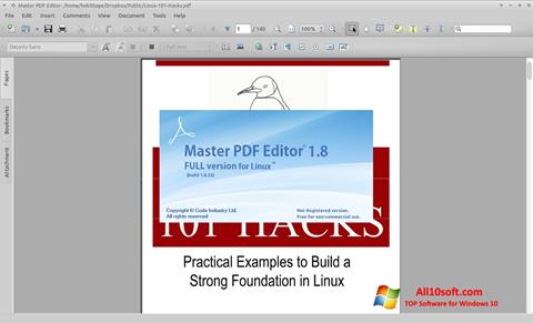স্ক্রিনশট Master PDF Editor Windows 10