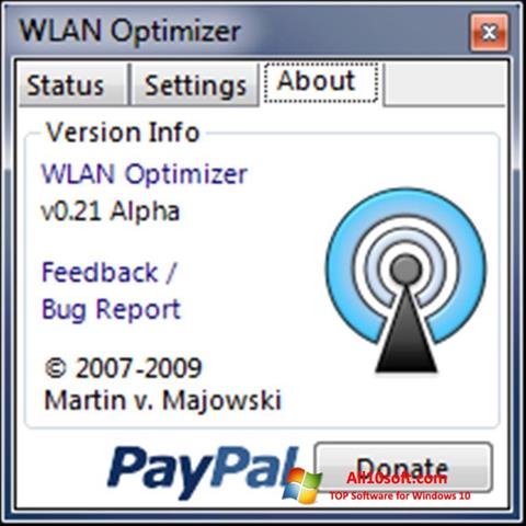 স্ক্রিনশট WLAN Optimizer Windows 10