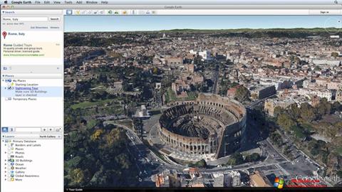 স্ক্রিনশট Google Earth Windows 10