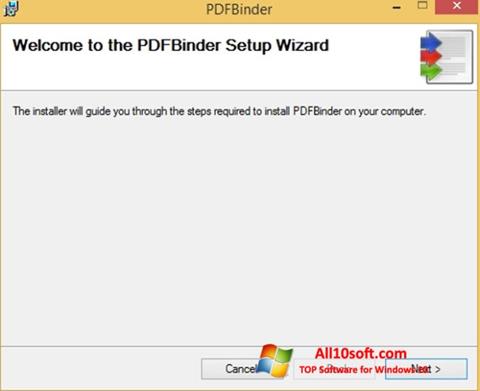 স্ক্রিনশট PDFBinder Windows 10