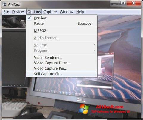 স্ক্রিনশট AMCap Windows 10