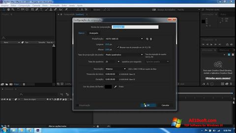 স্ক্রিনশট Adobe After Effects CC Windows 10