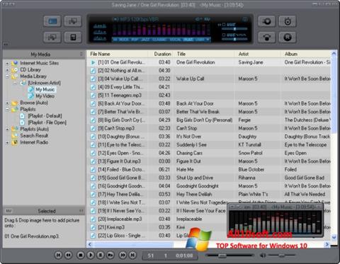 স্ক্রিনশট JetAudio Windows 10