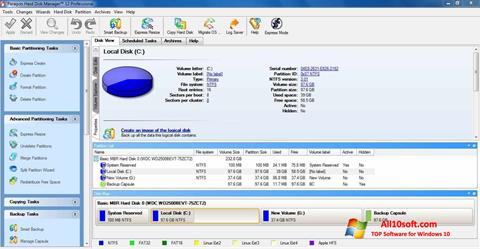 স্ক্রিনশট Paragon Hard Disk Manager Windows 10