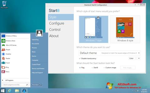 স্ক্রিনশট Start8 Windows 10