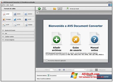 স্ক্রিনশট AVS Document Converter Windows 10