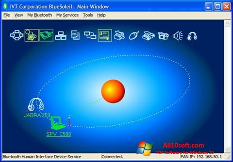 স্ক্রিনশট BlueSoleil Windows 10