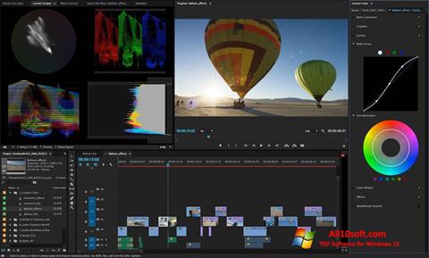 স্ক্রিনশট Adobe Premiere Pro CC Windows 10
