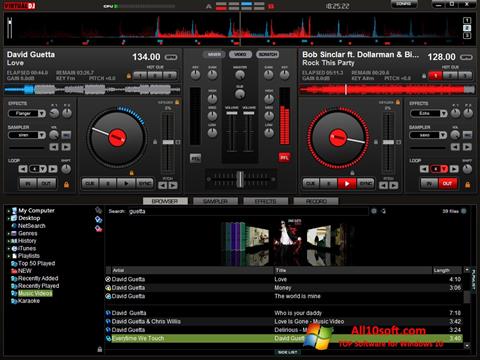স্ক্রিনশট Virtual DJ Pro Windows 10