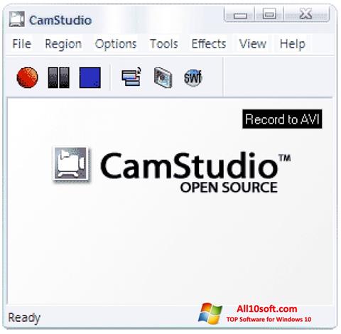 স্ক্রিনশট CamStudio Windows 10